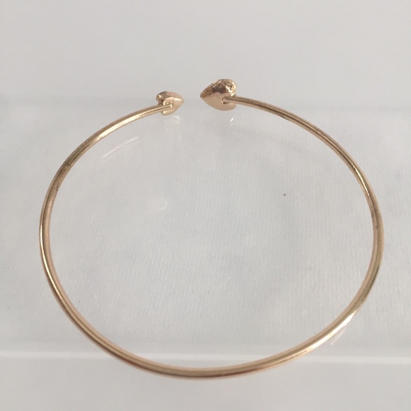 Open Hearts Bangle Bracelet - Picture 3 of 5